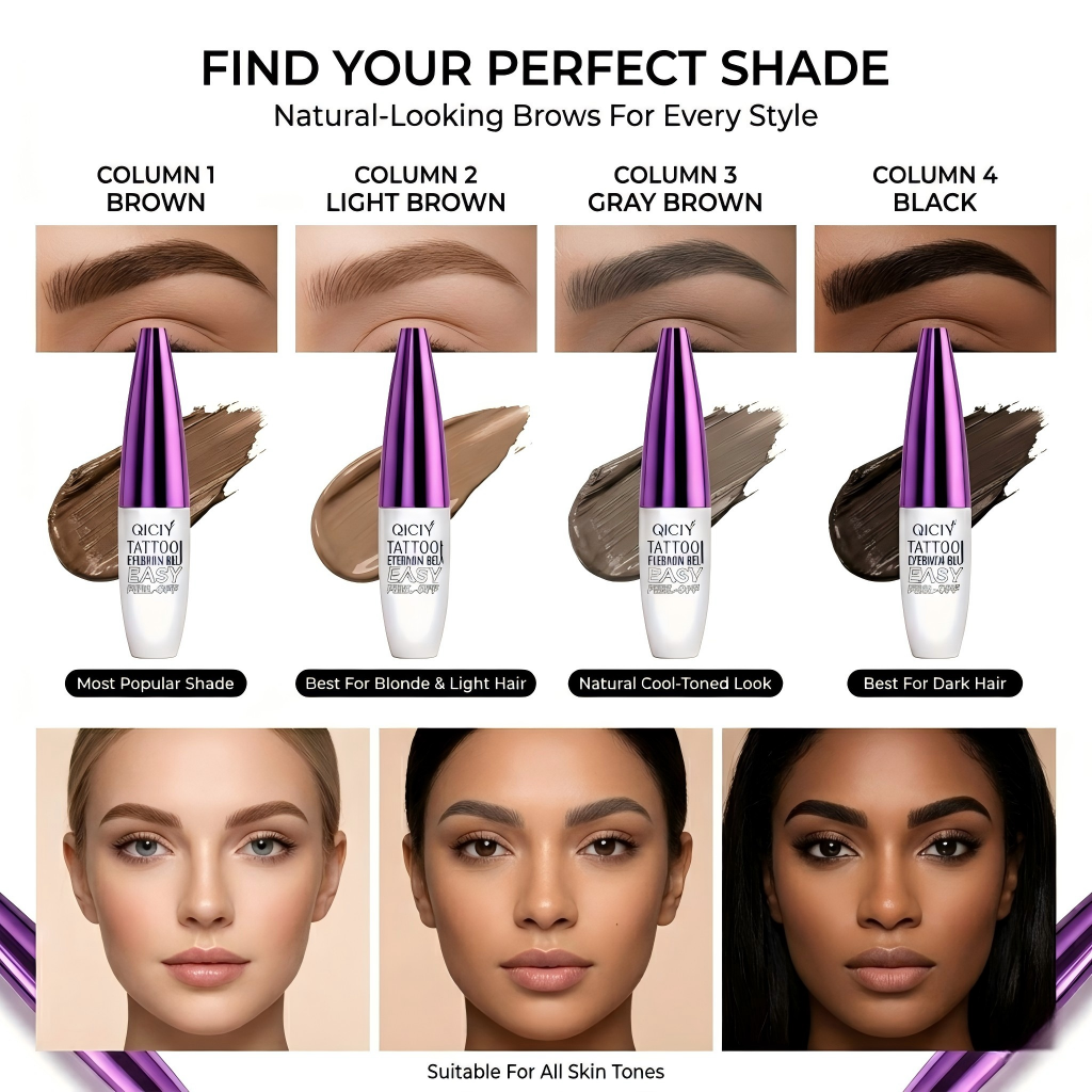 Bolejoy Easy Peel Off Eyebrow Tint Gel-Long-lasting,Waterproof-9YB