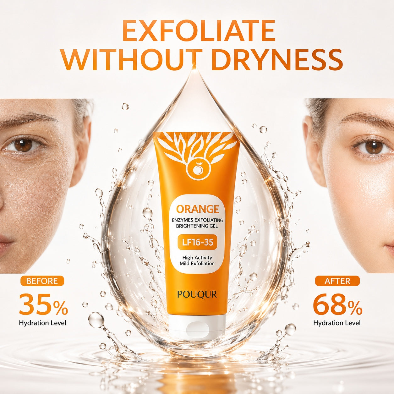 Instant Orange Peel Gel – Remove Dead Skin & Unclog Pores in Seconds-9YB