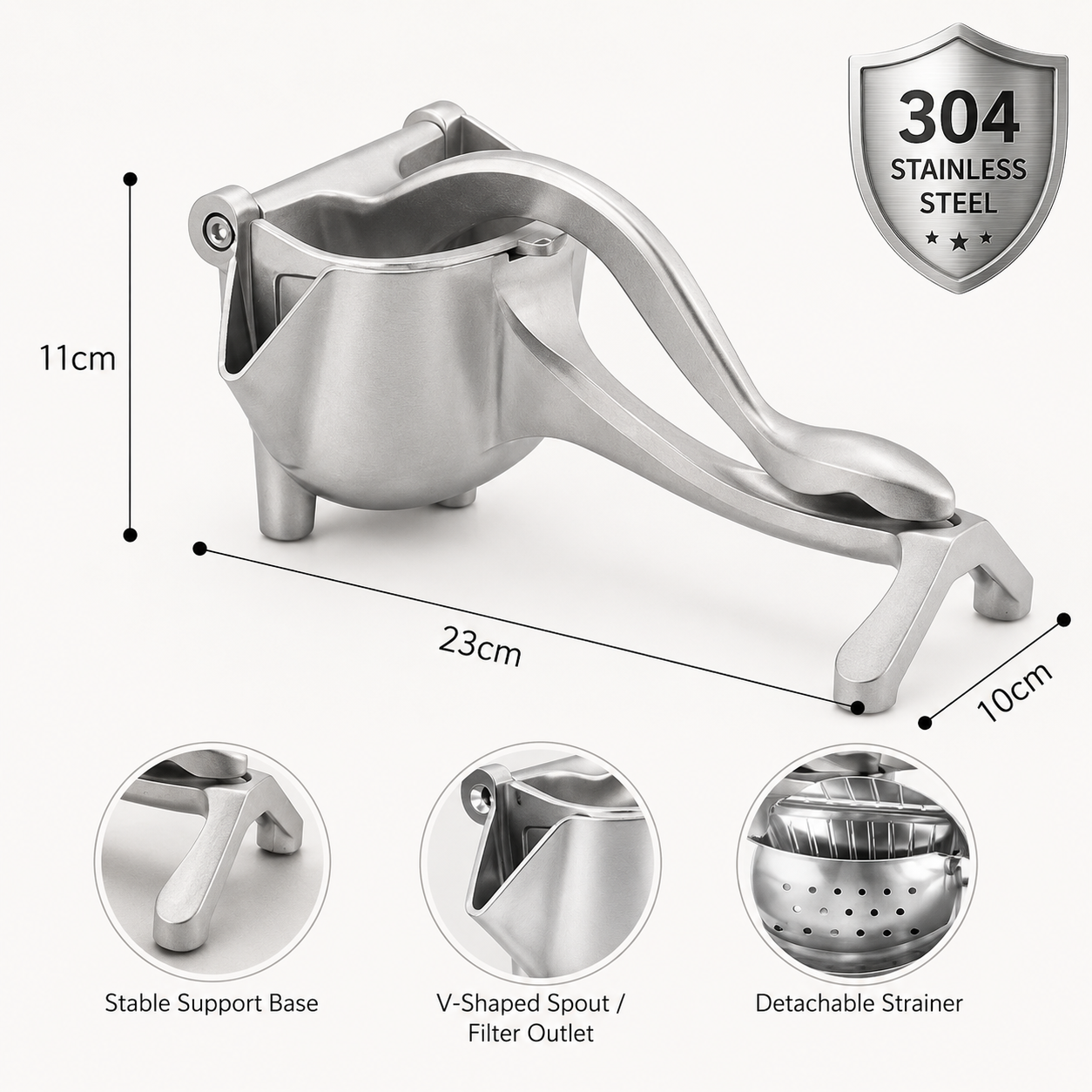 Hand Juicer Squeezer - Portable Multifunctional Manual Fruit Juicer-9YB