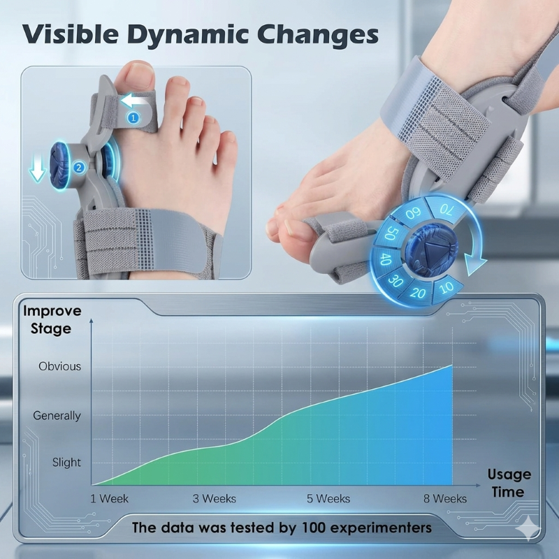 Unisex orthopedic hallux valgus splint-self-adjusting orthopedic toe sleeve, common to left and right feet-9YB