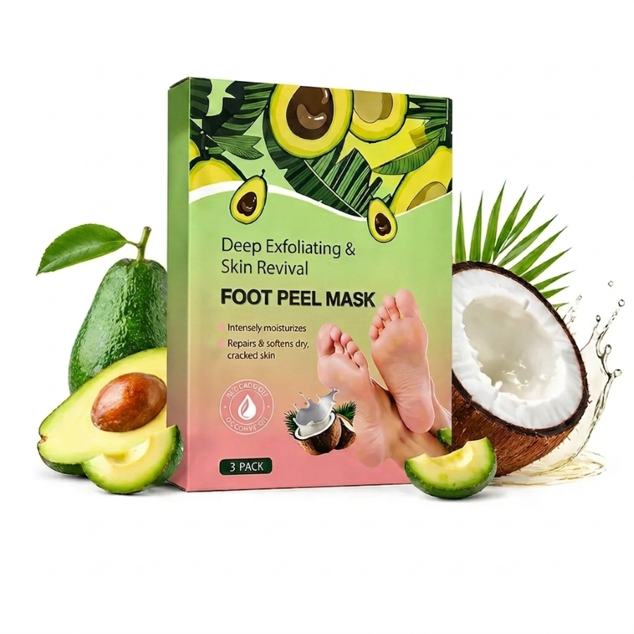 Bolejoy Foot Peel Mask | Deep Exfoliating Foot Mask to Remove Dead Skin & Calluses, Repair Cracked Heels for Silky Soft Feet