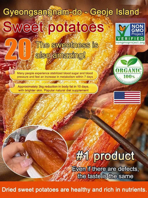 Soft and Sweet Skin-On Dried Sweet Potato-9YOE9