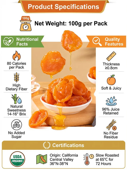 ✨California's high-quality dried Apricots.👨‍👩‍👧‍👦 Ideal shared snack for the whole familyOriginal-9YOE9