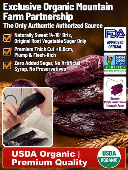 💜Healthy Low Fat Purple Sweet Potato Snack 👨‍👩‍👧‍👦chat and enjoy guilt-free chewy purple bites with your beloved family-9YOE9