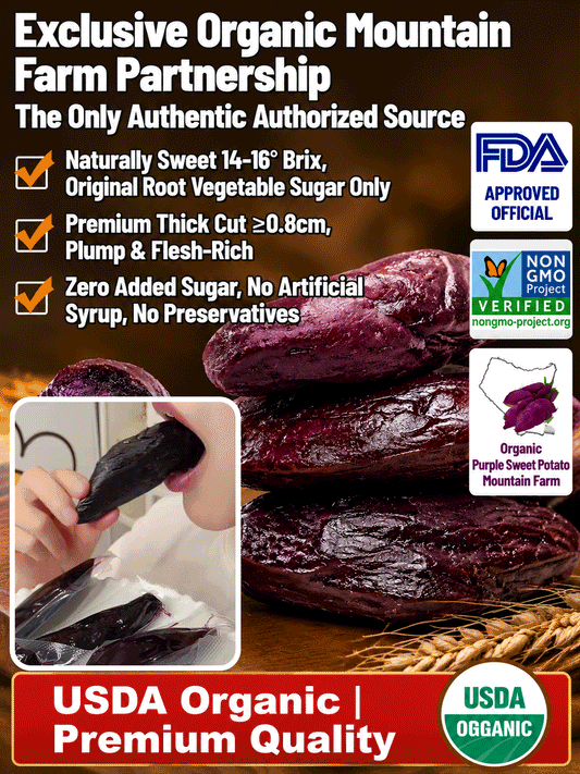 💜Healthy Low Fat Purple Sweet Potato Snack 👨‍👩‍👧‍👦chat and enjoy guilt-free chewy purple bites with your beloved family-9YOE9