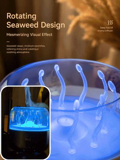 Rotating Seaweed Aroma Diffuser & Cool Mist Humidifier-9YOE9
