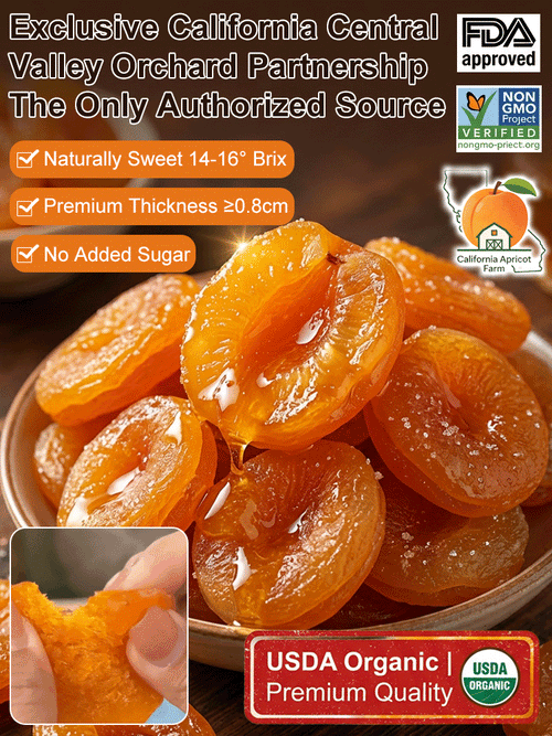 ✨California's high-quality dried Apricots.👨‍👩‍👧‍👦 Ideal shared snack for the whole familyOriginal-9YOE9