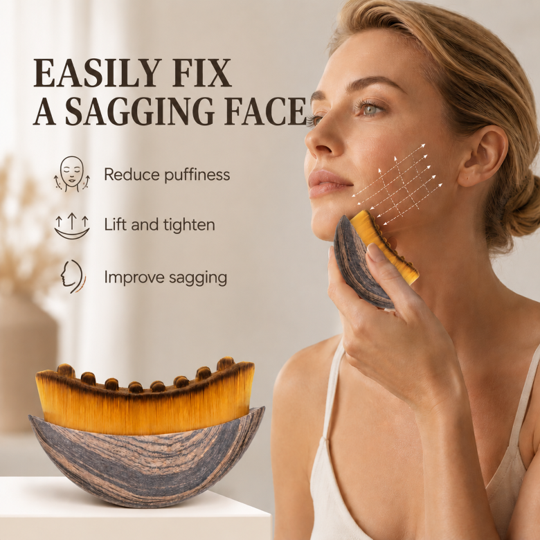 Facial Lymphatic Drainage Brush：EASILY SCULPT A MORE DEFINED, LIFTED FACE-9YB