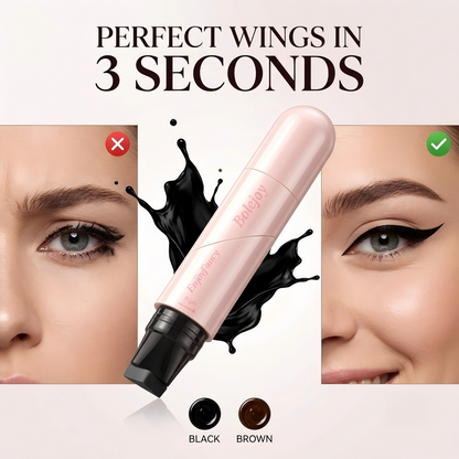 Bolejoy Rotating Wing Eyeliner Transfer Tool Double Headed Liquid Eye Liner Pen, Smudge-Proof, Sweat-Resistant-9YB