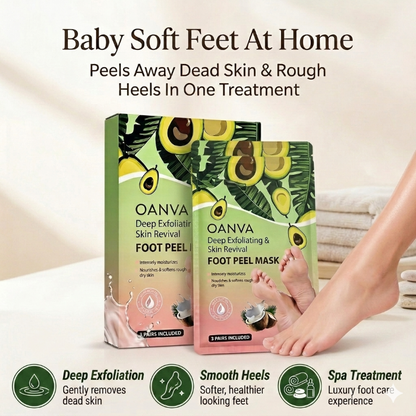 Bolejoy Foot Peel Mask | Deep Exfoliating Foot Mask to Remove Dead Skin & Calluses, Repair Cracked Heels for Silky Soft Feet
