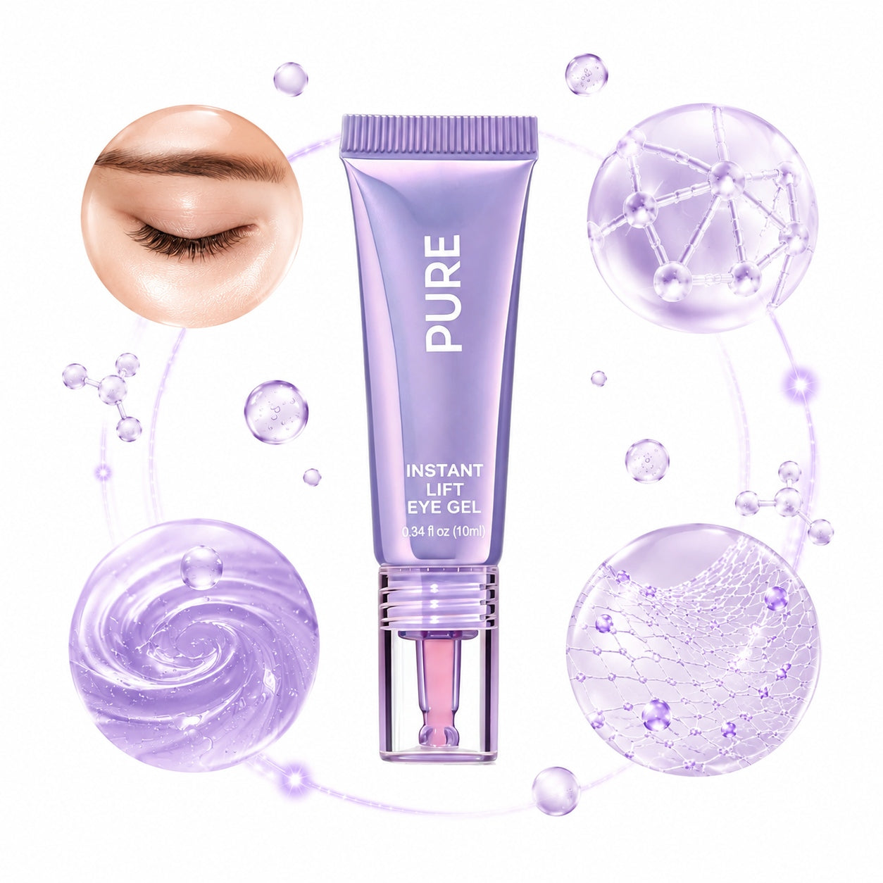 BOLEJOY Instant Lift Eye Gel – Advanced Under-Eye Tightening Technology for Puffiness, Fine Lines & Tired Eyes-9YB