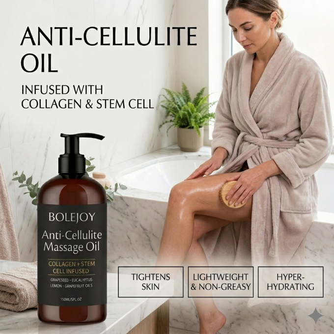 BOLEJOY Anti-Cellulite Massage Oil-Feel Confident in Your Skin Again-9YB