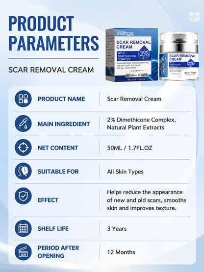💎 Advanced Scar Repair Cream ✨ Restore Smooth-Looking Skin | Face & Body Silicone Scar Treatment Care for Visible Scar Improvement-9YOE9