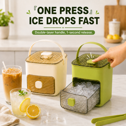 Summer Essential: Dual-Chamber Ice Maker and Storage Container-9YB