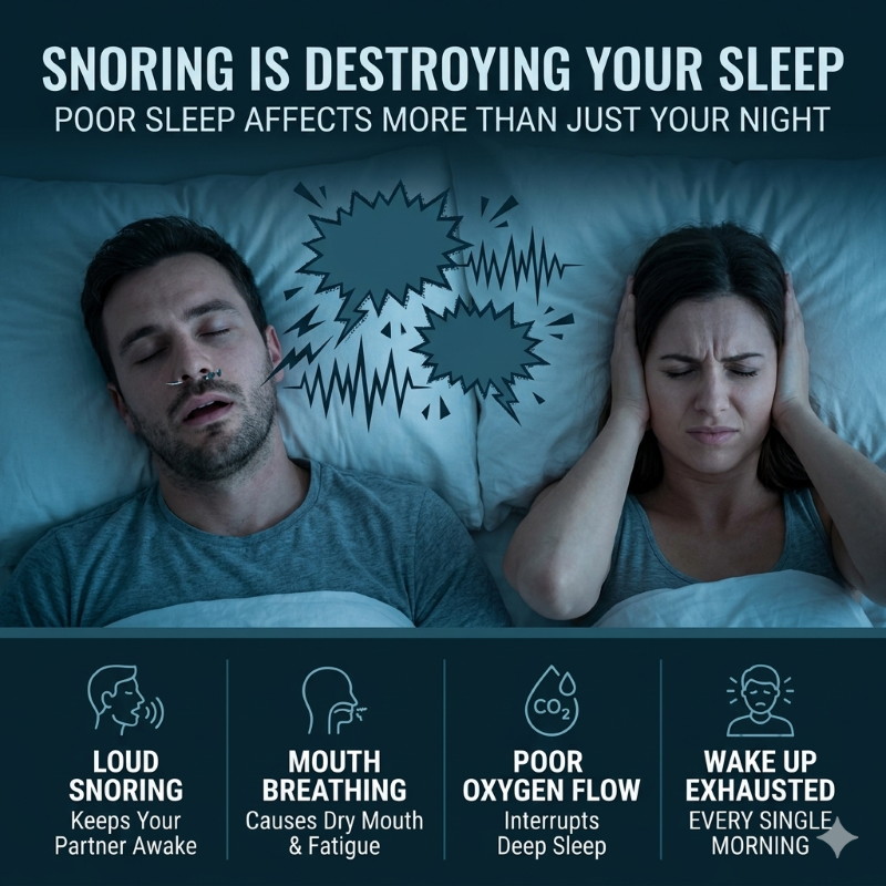 SilentSnore Nasal Dilator: Breathe Easier, Snore Less, Sleep Better-9YB