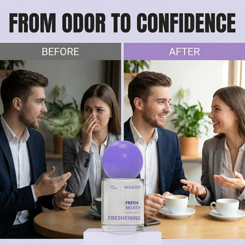 BOLEJOY Probiotic Oral Spray：All-Day Fresh Breath Instantly-9YB