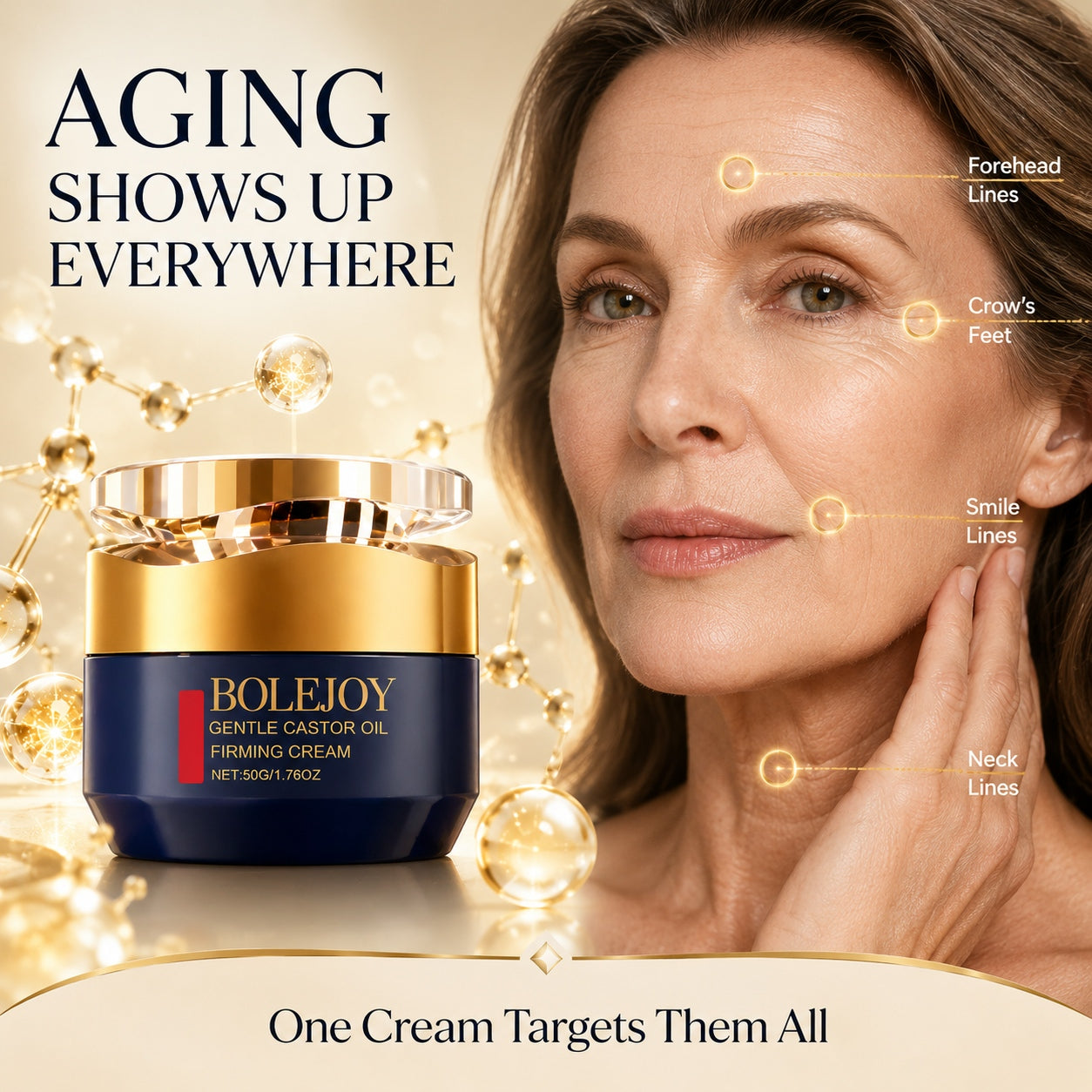 BOLEJOY Advanced Peptide Firming Cream – Lift, Hydrate & Restore Radiant Skin-9YB