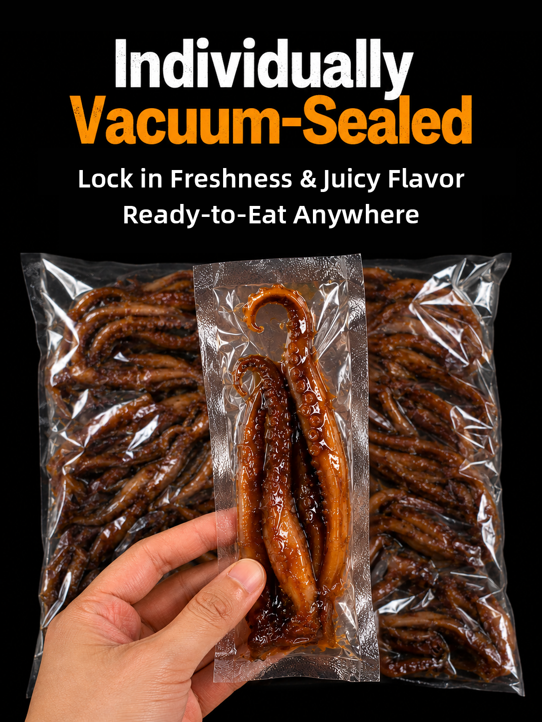 🦑 High-protein grilled squid caught in the deep Atlantic Ocean-9YOE9