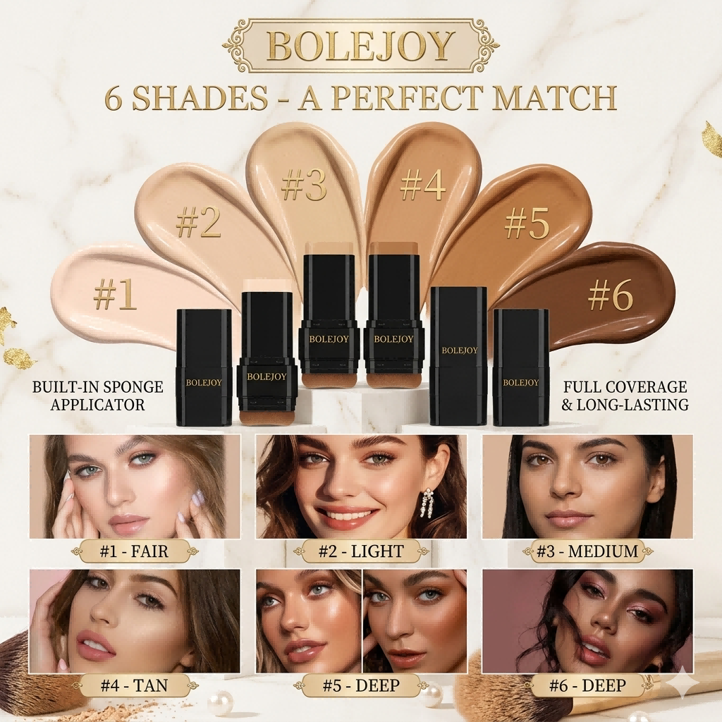 BOLEJOY Foundation Stick – Matches Your Skin, Not Just Covers It-9YB
