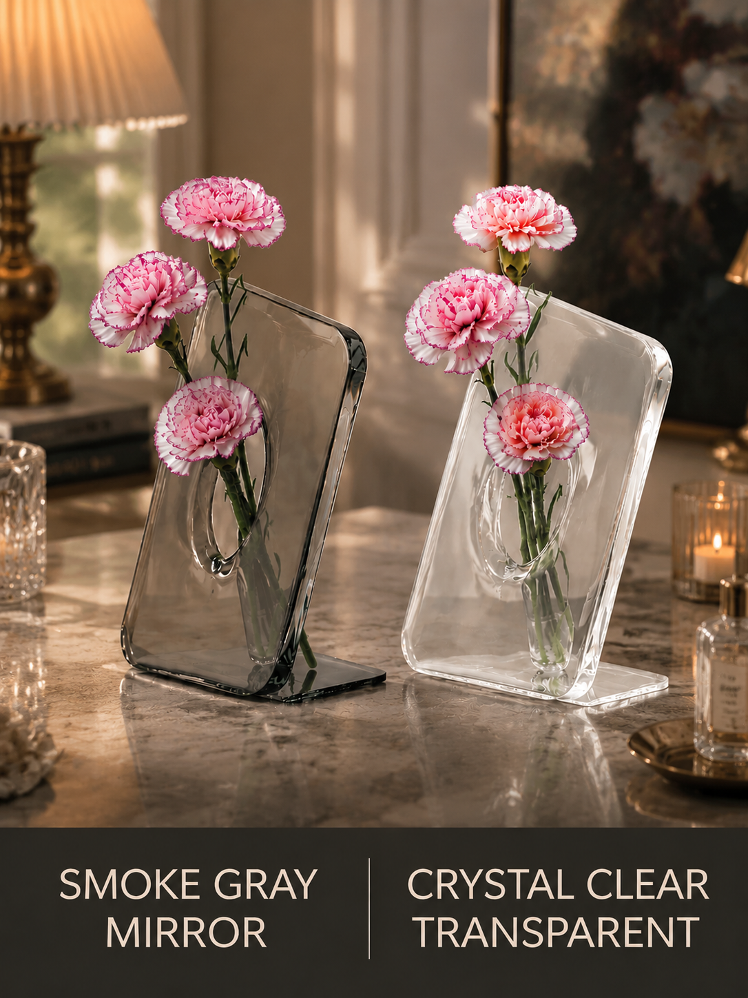 🖼️ Photo Frame Shaped Clear Flower Vase-9YOE9