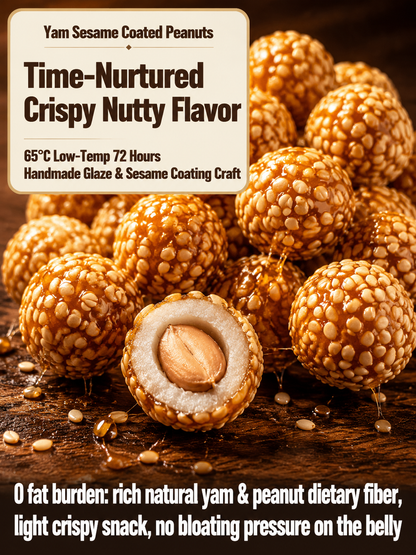 🥜Sesame Coated Yam Peanuts. 👨‍👩‍👧‍👦 Ideal shared snack for the whole familyOriginal Flavor-9YOE9
