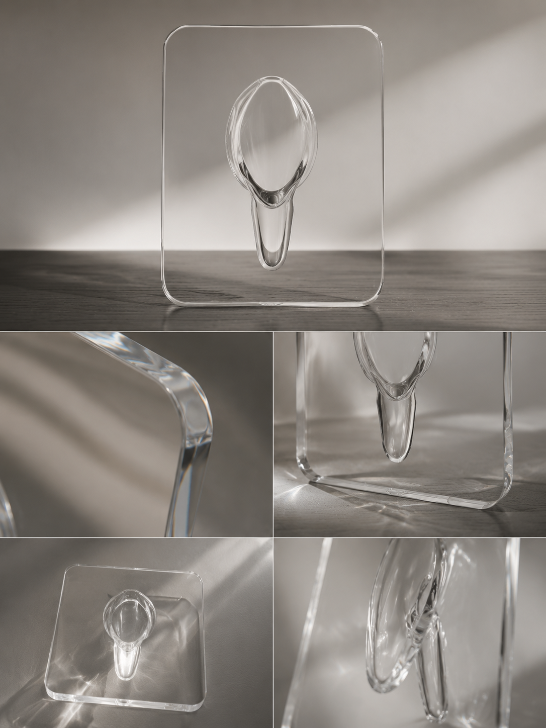🖼️ Photo Frame Shaped Clear Flower Vase-9YOE9