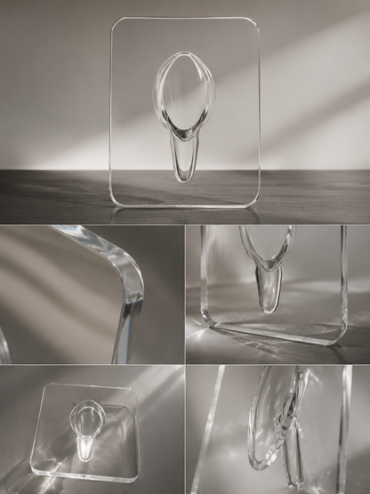 🖼️ Photo Frame Shaped Clear Flower Vase-9YOE9