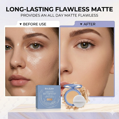 Bolejoy Flawless Blur Setting Powder - 24H Oil Control, Waterproof, Sweat-Proof, Matte Finish-9YB