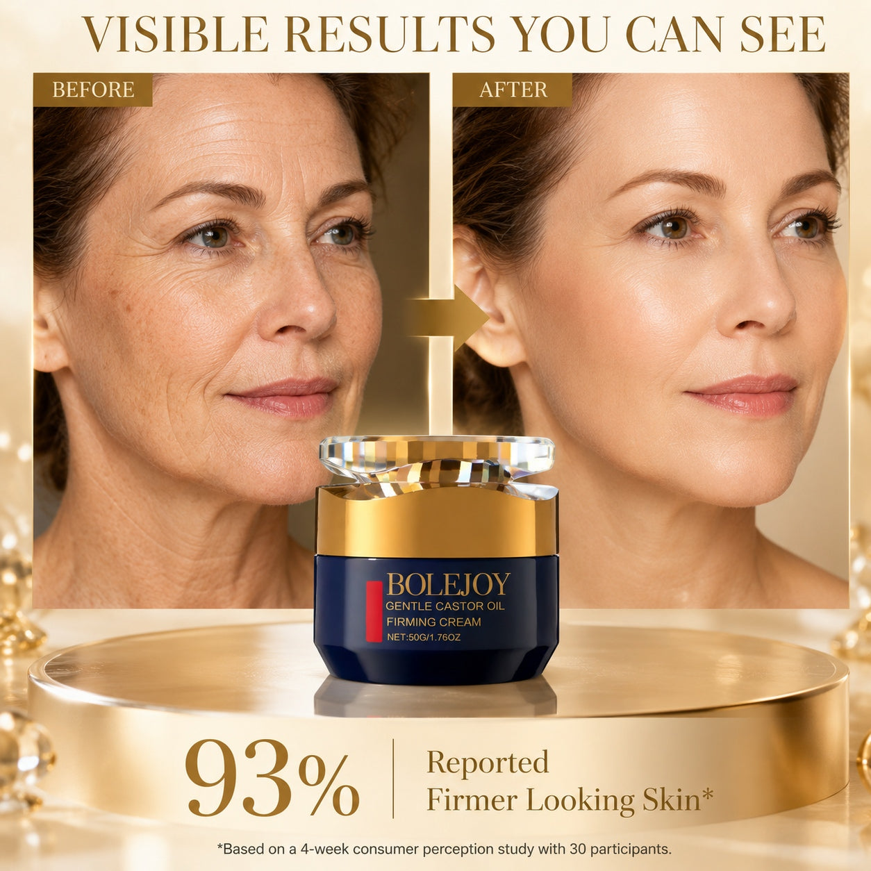 BOLEJOY Advanced Peptide Firming Cream – Lift, Hydrate & Restore Radiant Skin-9YB