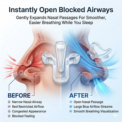 SilentSnore Nasal Dilator: Breathe Easier, Snore Less, Sleep Better-9YB