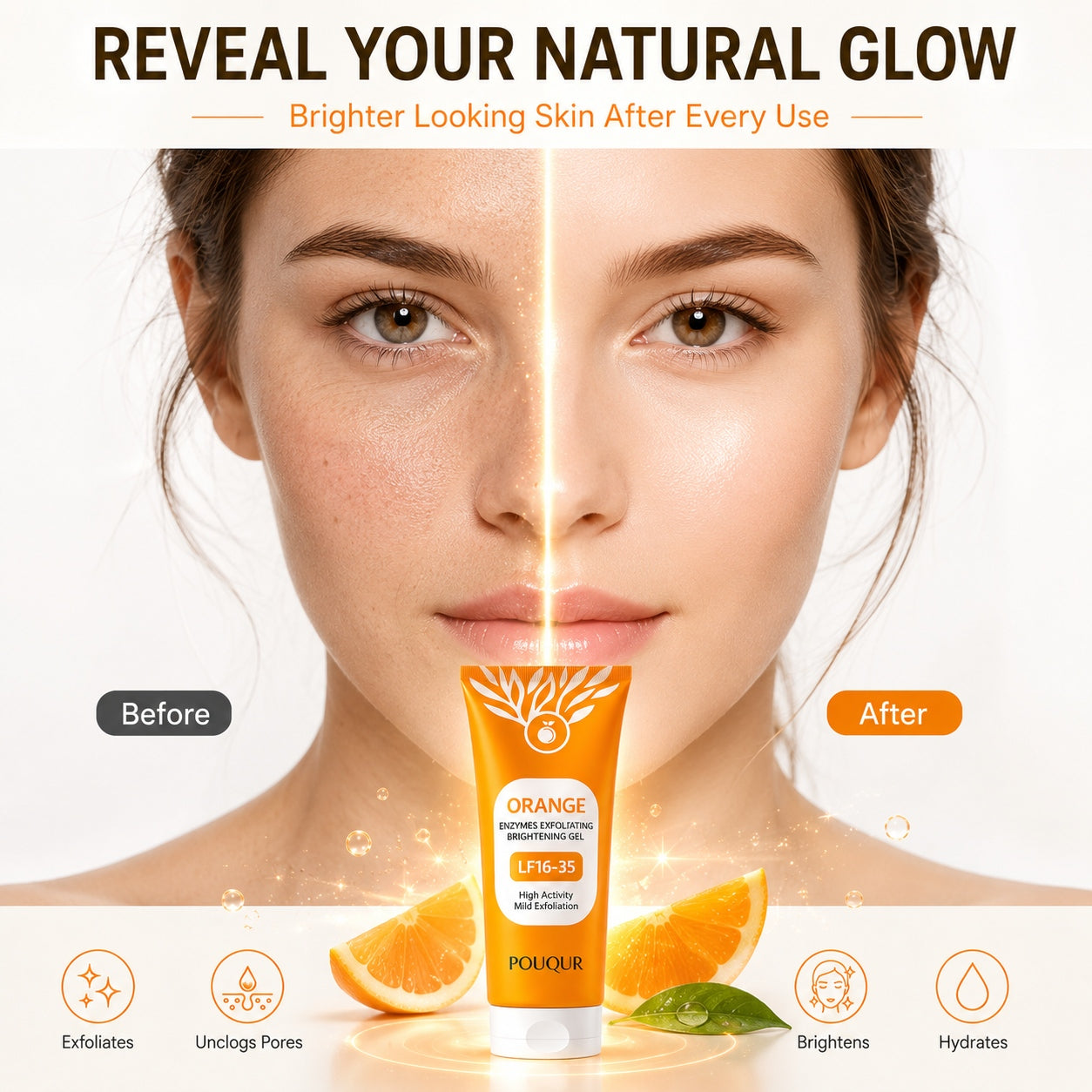 Instant Orange Peel Gel – Remove Dead Skin & Unclog Pores in Seconds-9YB