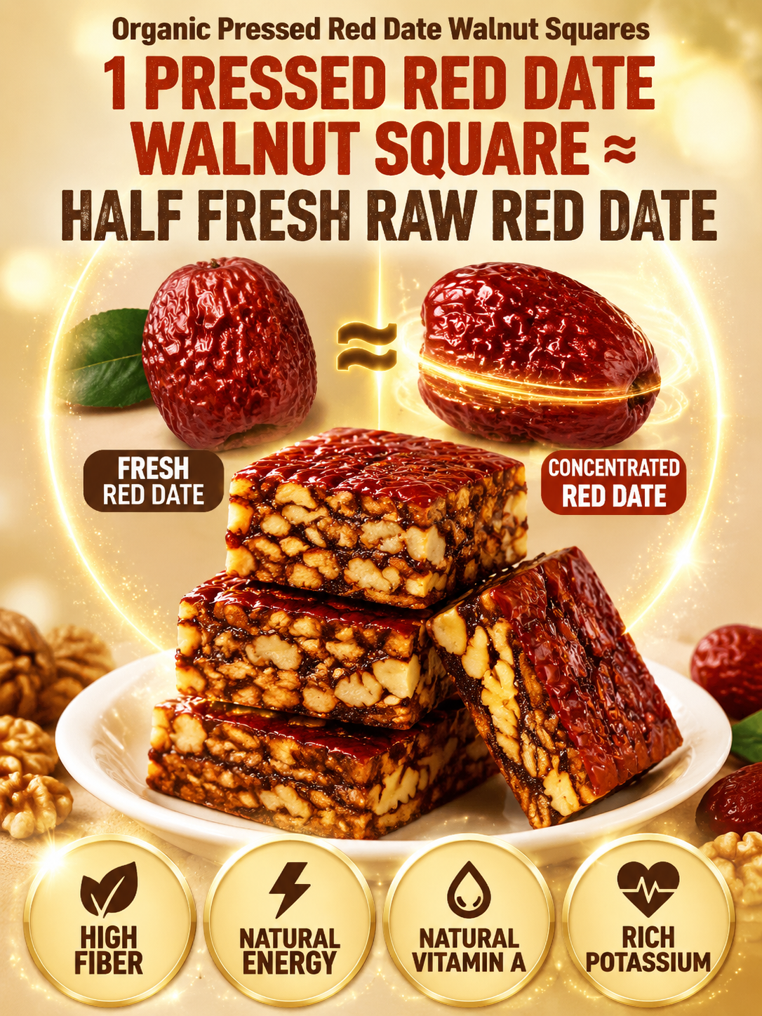 🍿Premium Jujube Walnut Snack Bars-9YOE9