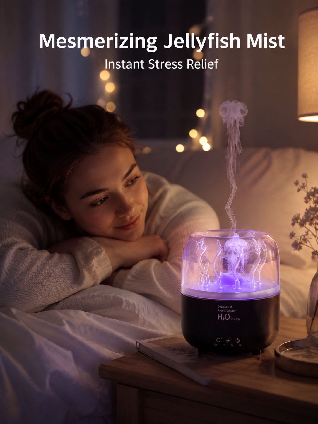 Rotating Seaweed Aroma Diffuser & Cool Mist Humidifier-9YOE9