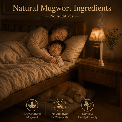 Mugwort Mosquito Repellent Sticks with Wooden Holder-9YB