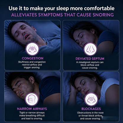SilentSnore Nasal Dilator: Breathe Easier, Snore Less, Sleep Better-9YB