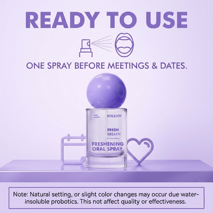 BOLEJOY Probiotic Oral Spray：All-Day Fresh Breath Instantly-9YB
