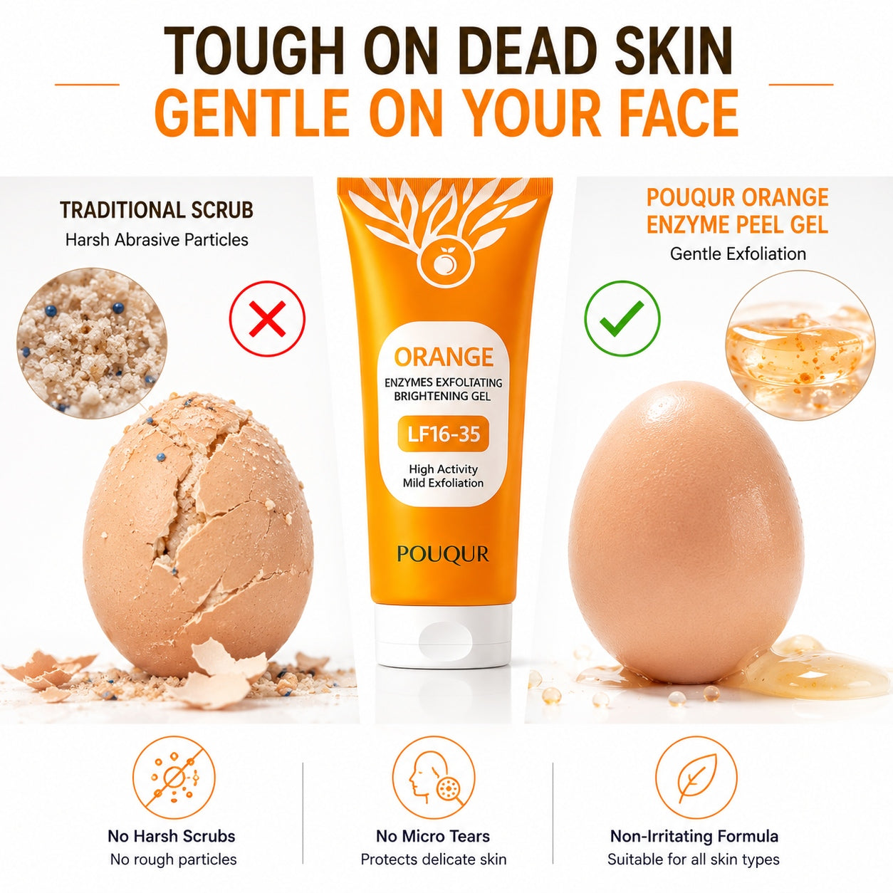 Instant Orange Peel Gel – Remove Dead Skin & Unclog Pores in Seconds-9YB