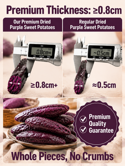 💜Healthy Low Fat Purple Sweet Potato Snack 👨‍👩‍👧‍👦chat and enjoy guilt-free chewy purple bites with your beloved family-9YOE9