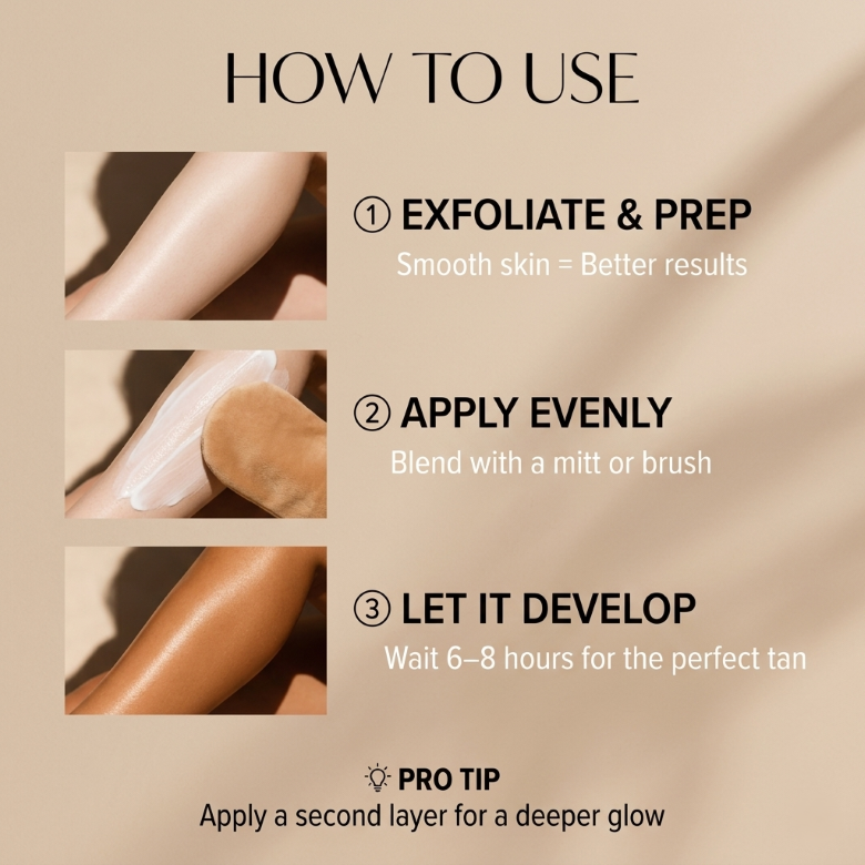 BOLEJOY Self Tanner Body Lotion：Natural Sunless Tan-9YB