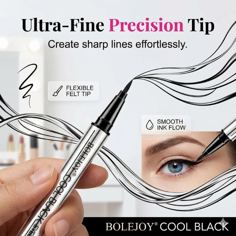 Bolejoy Waterproof Liquid Eyeliner—Smudge-proof, Long-lasting-9YB