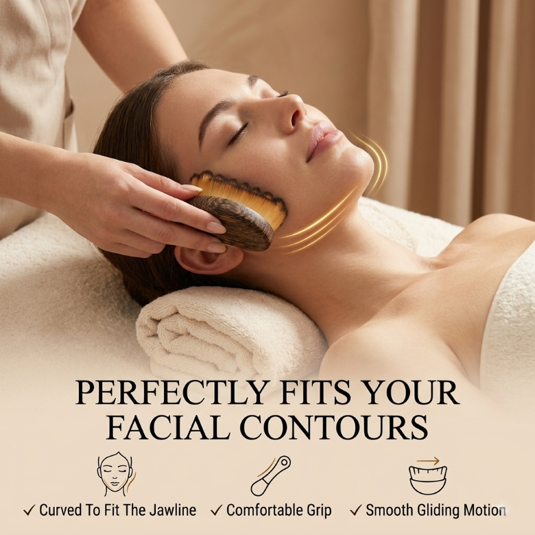Facial Lymphatic Drainage Brush：EASILY SCULPT A MORE DEFINED, LIFTED FACE-9YB