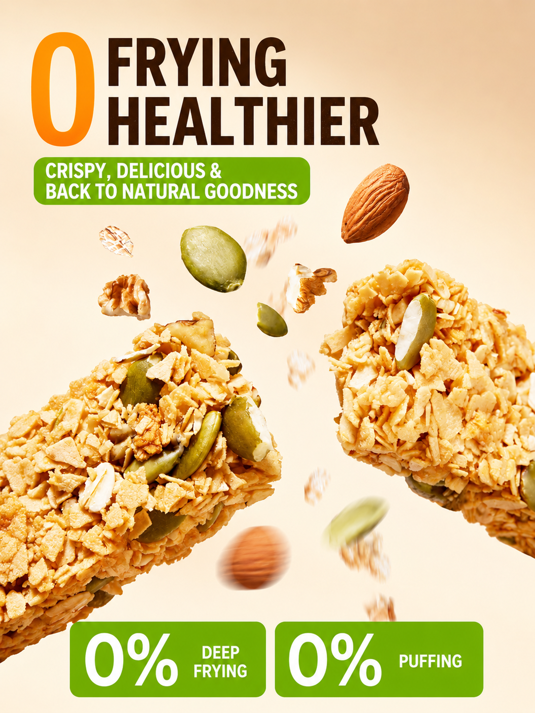 🥚Oat Protein Granola Bars Low Calorie Snack