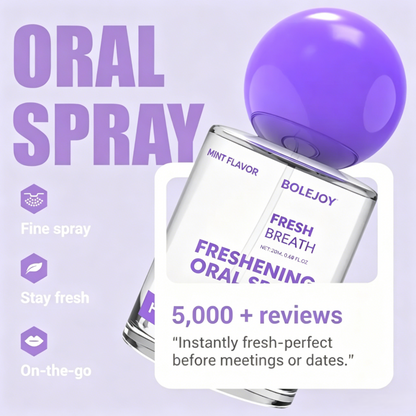 BOLEJOY Probiotic Oral Spray：All-Day Fresh Breath Instantly-9YB