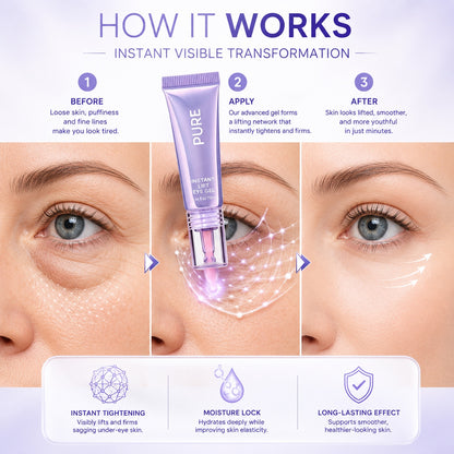 BOLEJOY Instant Lift Eye Gel – Advanced Under-Eye Tightening Technology for Puffiness, Fine Lines & Tired Eyes-9YB