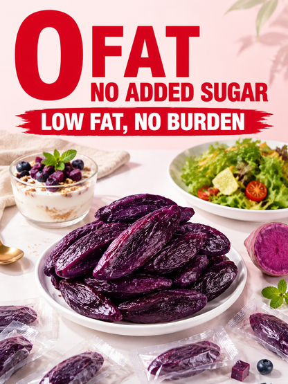 Healthy Low Fat Purple Sweet Potato Snack-9YOE9