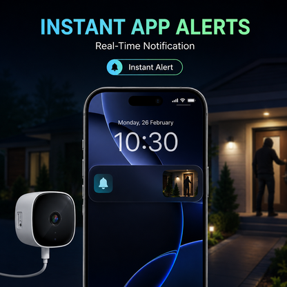 Peel & Stick Window Security Camera-9YB