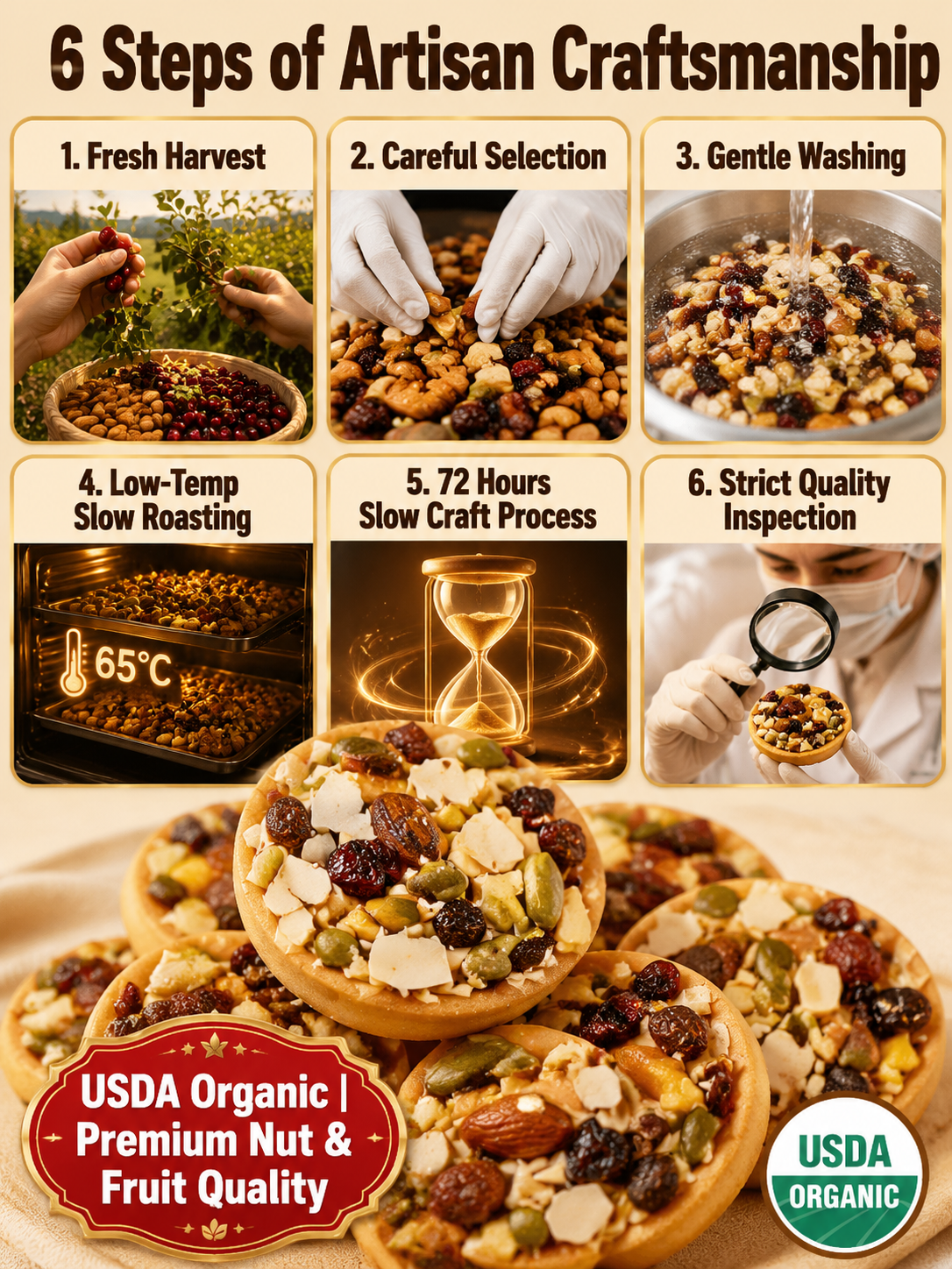 🍪Mixed Nut Cookies Assorted Biscuit Snack Pack-9YOE9