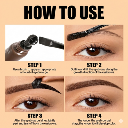BOLEJOY Peel-Off Brow Tint ：Boldly bloom your beauty-9YB