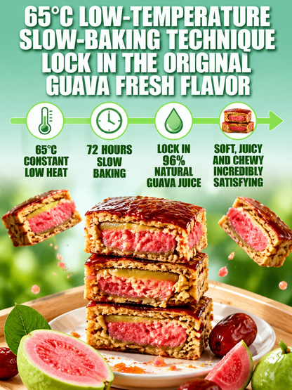 Sweet & Sour Jujube Guava Sandwich Snacks  Soft Chewy Natural Dried Fruit Treat-9YOE9