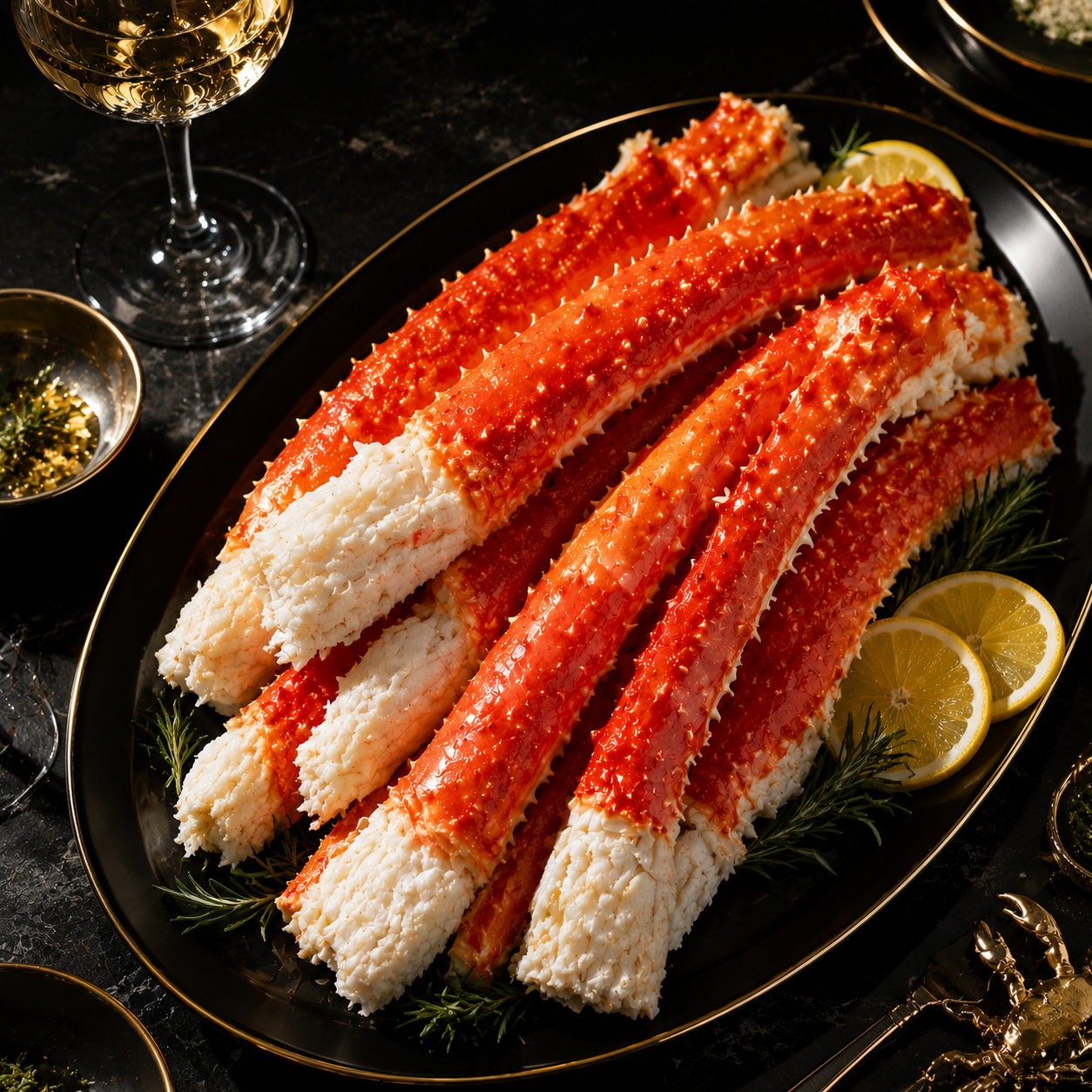 🦀Alaskan Red King Crab Legs，Rare species from 300 meters deep in the Bering Sea-9YOE9